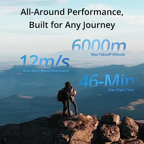 DJI Air 3 Fly More Combo with DJI RC 2, Drone with Camera 4K, Dual Primary Cameras, 3 Batteries for Extended Flight Time, 48MP Photo, 20Km Max Video Transmission, FAA Remote ID Compliant 3 DJI Air 3 Fly More Combo with DJI RC 2, Drone with Camera 4K, Dual Primary Cameras, 3 Batteries for Extended Flight Time, 48MP Photo, 20Km Max Video Transmission, FAA Remote ID Compliant - Image 3