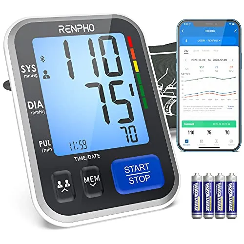 Best Wireless Blood Pressure Monitors 3 RENPHO Blood Pressure Monitor