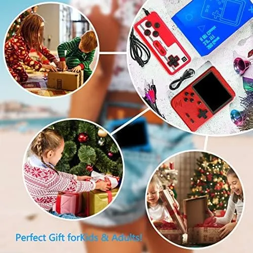 Retro Handheld Game Console, Portable Retro Video Game Console with 400 Classical FC Games, 3.0-Inch Screen. Storage Bag. 1020mAh Rechargeable Battery Support for Connecting TV and Two Players 3 Retro Handheld Game Console, Portable Retro Video Game Console with 400 Classical FC Games, 3.0-Inch Screen. Storage Bag. 1020mAh Rechargeable Battery Support for Connecting TV and Two Players - Image 3