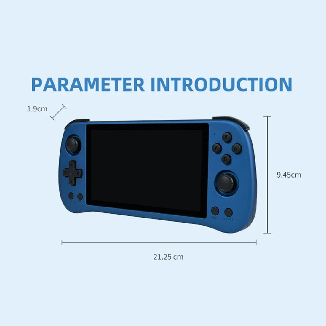 X55 Handheld 16G+256G Retro Arcade Handheld Game Console Built-in 30,000 Games, JELOS System & RK3566 CPU, 5.5-Inch Portable Video Gaming Console for Kids Adults - Blue 6 X55 Handheld 16G+256G Retro Arcade Handheld Game Console Built-in 30,000 Games, JELOS System & RK3566 CPU, 5.5-Inch Portable Video Gaming Console for Kids Adults - Blue - Image 6