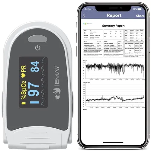 Best Health Monitoring Devices 3 EMAY Sleep Oxygen Monitor