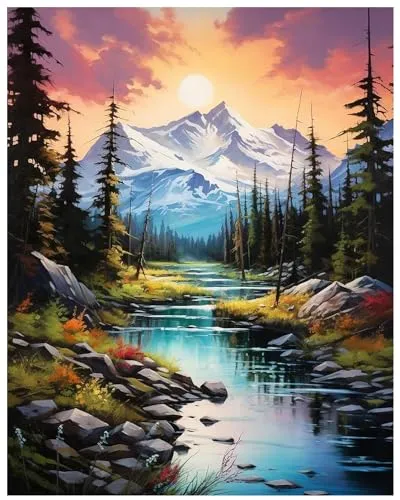 Products by Categories Grid 21 KEUASDV Diamond Painting Kits for Adults, Mountain 5D DIY Diamond Art Kits Full Drill Diamond Dots for Gift Wall Decor and Relaxation Gem Arts 12×16 inch