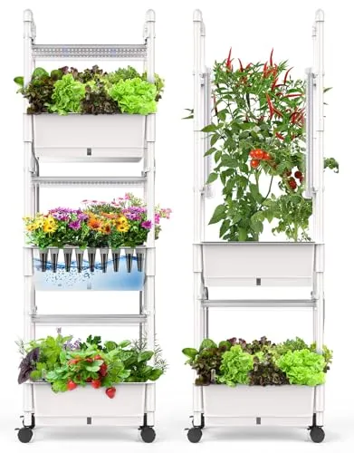 Hydroponic Systems for Beginners: A Comprehensive Guide 3 AOONEG Hydroponics Growing System, 3 Layers 42 Pods