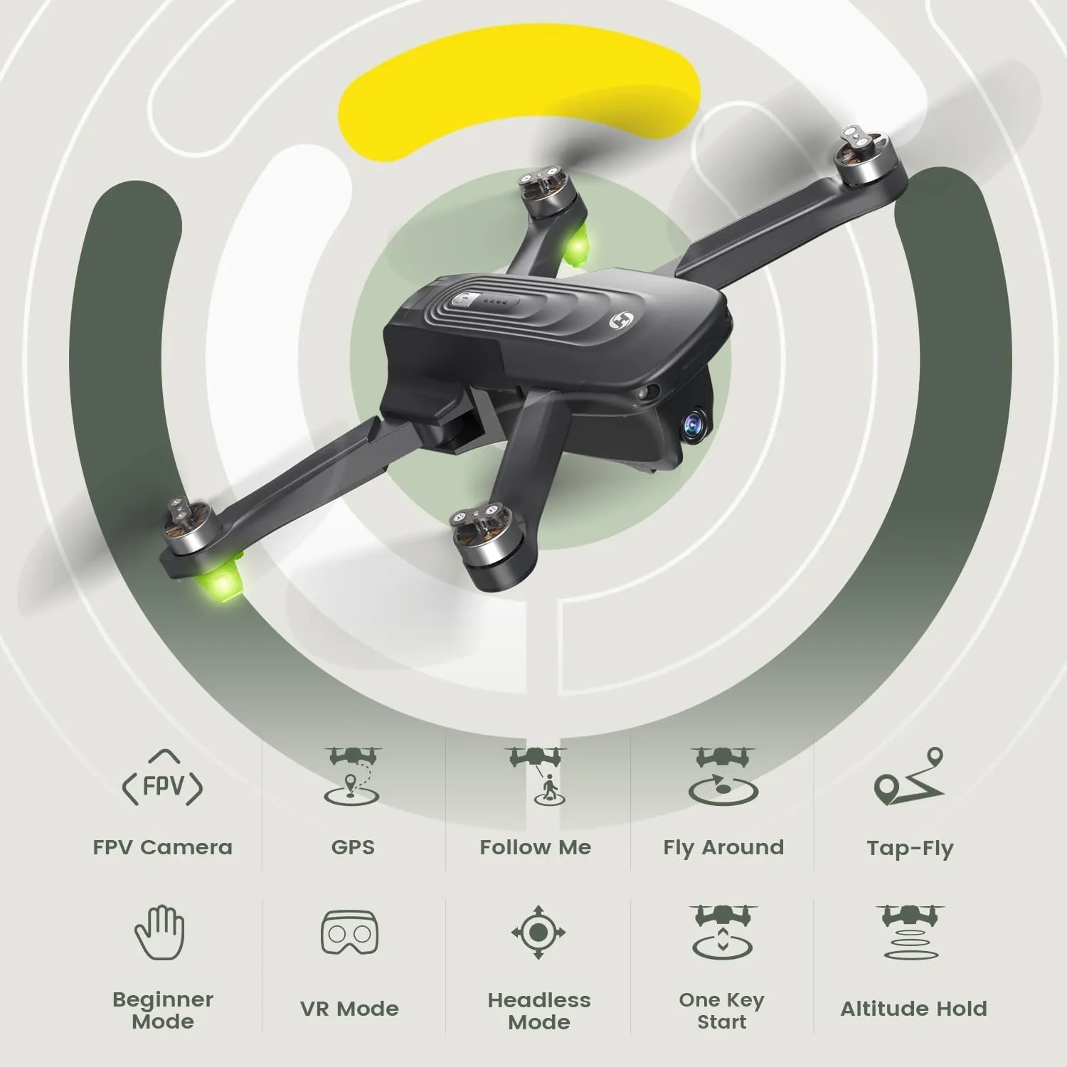 Holy Stone GPS Drone with 4K Camera for Adults, HS175D RC Quadcopter with Auto Return, Follow Me, Brushless Motor, Circle Fly, Waypoint Fly, Altitude Hold, Headless Mode, 46 Mins Long Flight 5 Holy Stone GPS Drone with 4K Camera for Adults, HS175D RC Quadcopter with Auto Return, Follow Me, Brushless Motor, Circle Fly, Waypoint Fly, Altitude Hold, Headless Mode, 46 Mins Long Flight - Image 5