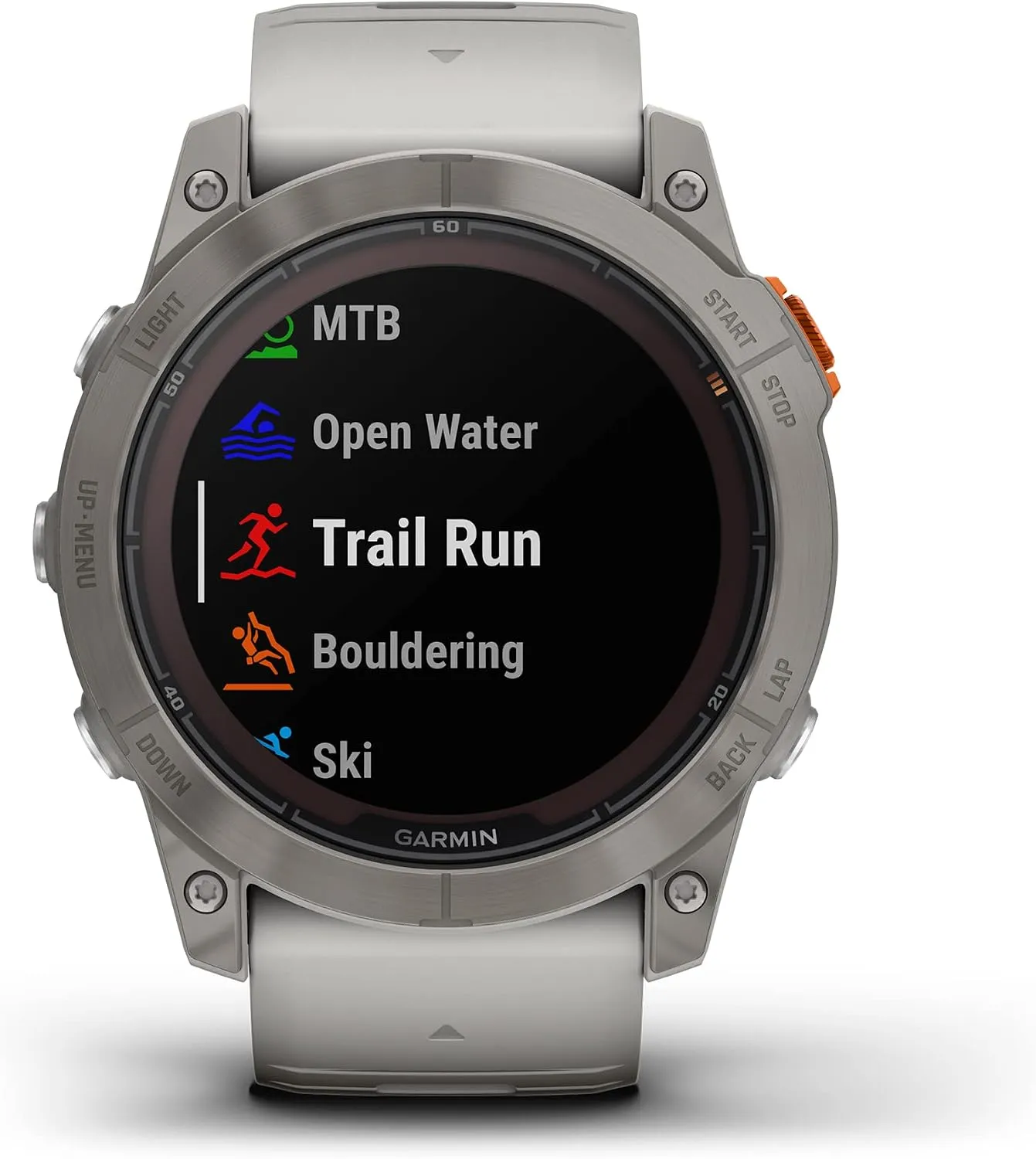 Garmin fฤnix 7X Pro Sapphire Solar, Multisport GPS Smartwatch, Built-in Flashlight, Solar Charging Capability, Fog Gray/Ember Orange 2 Garmin fฤnix 7X Pro Sapphire Solar, Multisport GPS Smartwatch, Built-in Flashlight, Solar Charging Capability, Fog Gray/Ember Orange - Image 2