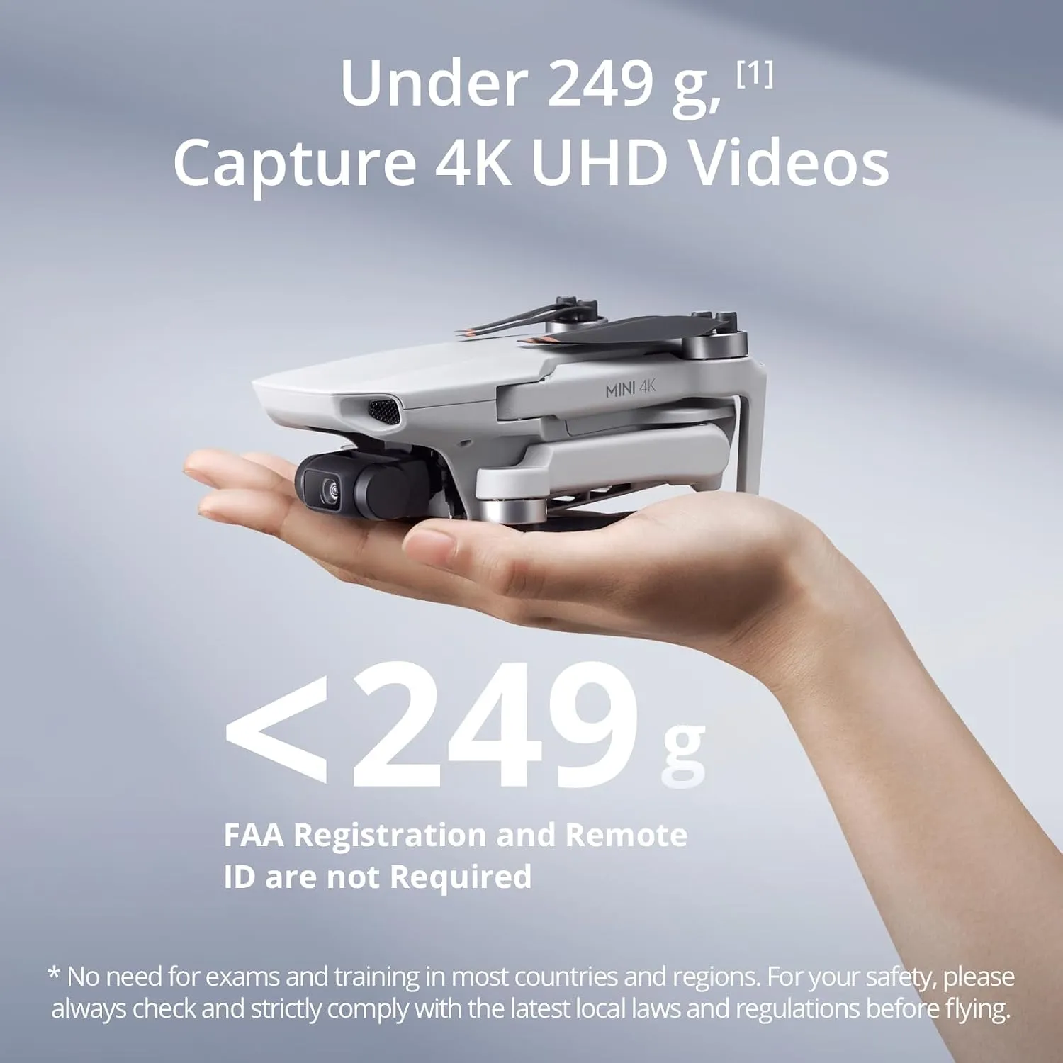 DJI Mini 4K, Drone with 4K UHD Camera for Adults, Under 249 g, 3-Axis Gimbal Stabilization, 10km Video Transmission, Auto Return, Wind Resistance, 1 Battery for 31-Min Max Flight Time 2 DJI Mini 4K, Drone with 4K UHD Camera for Adults, Under 249 g, 3-Axis Gimbal Stabilization, 10km Video Transmission, Auto Return, Wind Resistance, 1 Battery for 31-Min Max Flight Time - Image 2