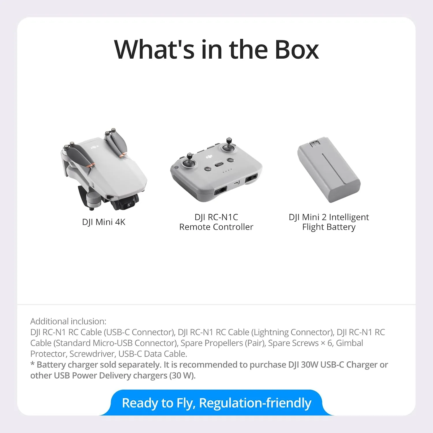 DJI Mini 4K, Drone with 4K UHD Camera for Adults, Under 249 g, 3-Axis Gimbal Stabilization, 10km Video Transmission, Auto Return, Wind Resistance, 1 Battery for 31-Min Max Flight Time 7 DJI Mini 4K, Drone with 4K UHD Camera for Adults, Under 249 g, 3-Axis Gimbal Stabilization, 10km Video Transmission, Auto Return, Wind Resistance, 1 Battery for 31-Min Max Flight Time - Image 7