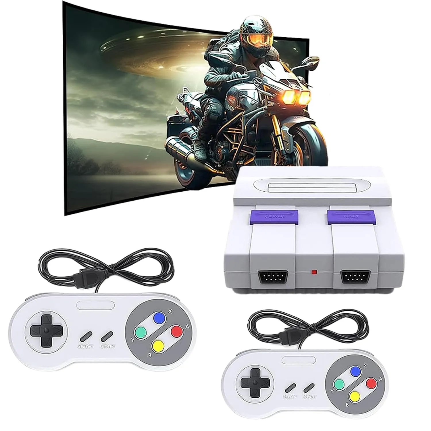 Classic Mini Retro Game Console, 2 Controllers HDMI HD Output Childhood Classic Game Built-in 821 Games, Output Plug and Play Retro Mini Game Console, Classic Childhood Memories, Gifts.