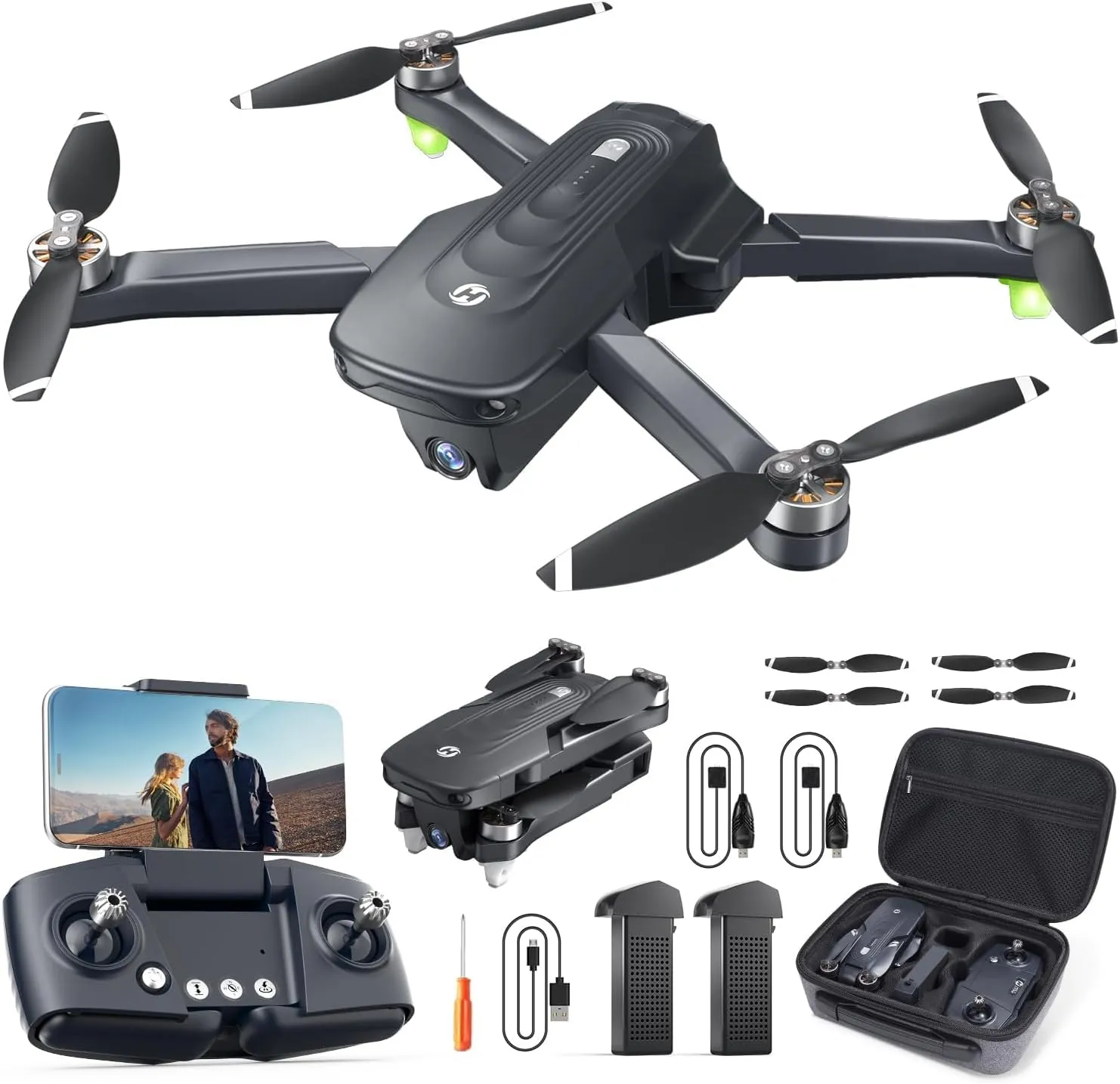 Holy Stone GPS Drone with 4K Camera for Adults, HS175D RC Quadcopter with Auto Return, Follow Me, Brushless Motor, Circle Fly, Waypoint Fly, Altitude Hold, Headless Mode, 46 Mins Long Flight 1 Holy Stone GPS Drone with 4K Camera for Adults, HS175D RC Quadcopter with Auto Return, Follow Me, Brushless Motor, Circle Fly, Waypoint Fly, Altitude Hold, Headless Mode, 46 Mins Long Flight