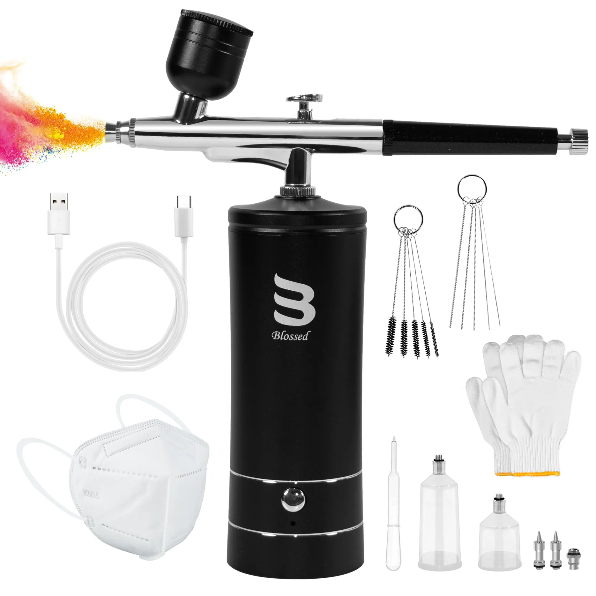 Barber Airbrush Kit: Essential Tools for Precision Styling 4 Barber Airbrush Kit: Essential Tools for Precision Styling barber airbrush