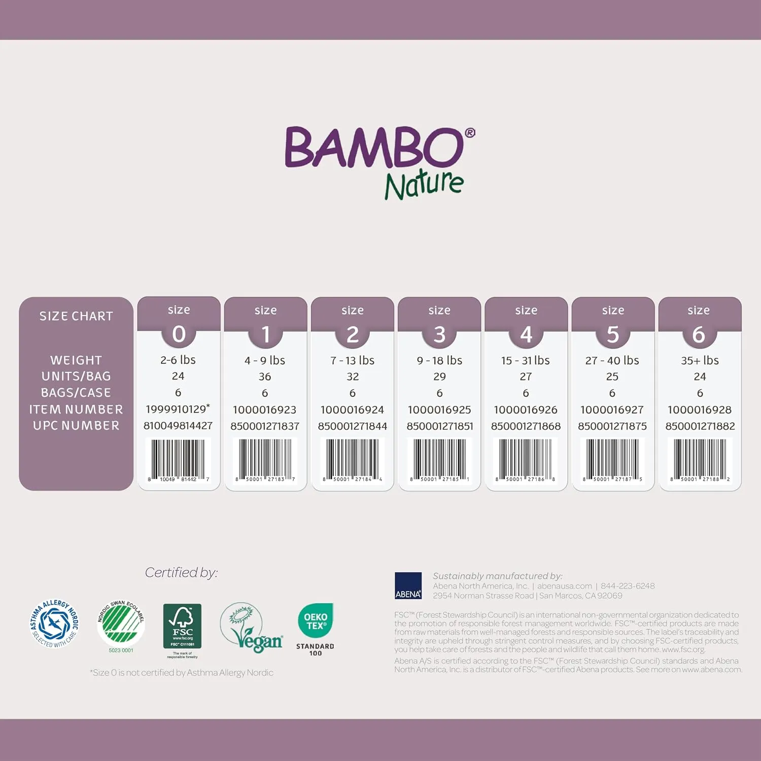 Bambo Nature Premium Baby Diapers (SIZES 0 TO 6 AVAILABLE), Size 2, 32 Count 4 Bambo Nature Premium Baby Diapers (SIZES 0 TO 6 AVAILABLE), Size 2, 32 Count - Image 4