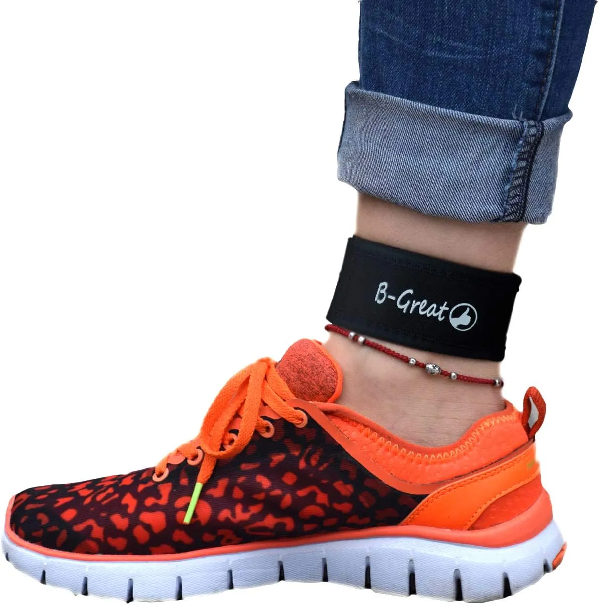 Ankle Band for Men and Women Compatible with Fitbit Flex 2/One/Zip/Charge 2 3/Alta HR or Garmin Vivofit/2/3/4/JR Fitness Tracker