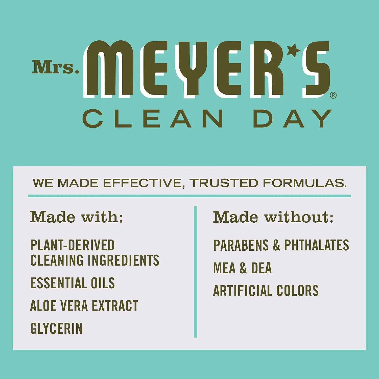 MRS. MEYER'S CLEAN DAY Liquid Dish Soap, Biodegradable Formula, Basil, 16 fl. oz 4 MRS. MEYER'S CLEAN DAY Liquid Dish Soap, Biodegradable Formula, Basil, 16 fl. oz - Image 4