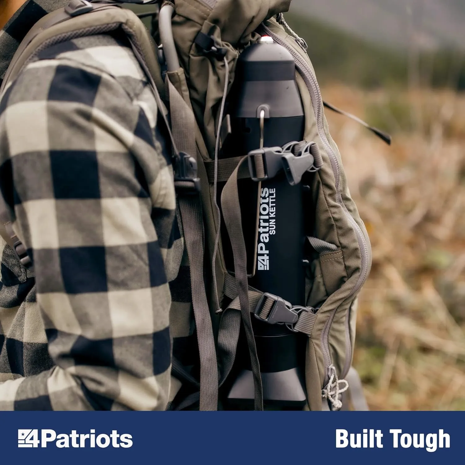 4Patriots Sun Kettle Personal Water Heater: Portable Thermos Boils Water Using The Sun, Thermal Flask For Camping, Hunting, Backpacking & Survival, Solar Powered, Lightweight & Gas & Electricity Free 2 4Patriots Sun Kettle Personal Water Heater: Portable Thermos Boils Water Using The Sun, Thermal Flask For Camping, Hunting, Backpacking & Survival, Solar Powered, Lightweight & Gas & Electricity Free - Image 2