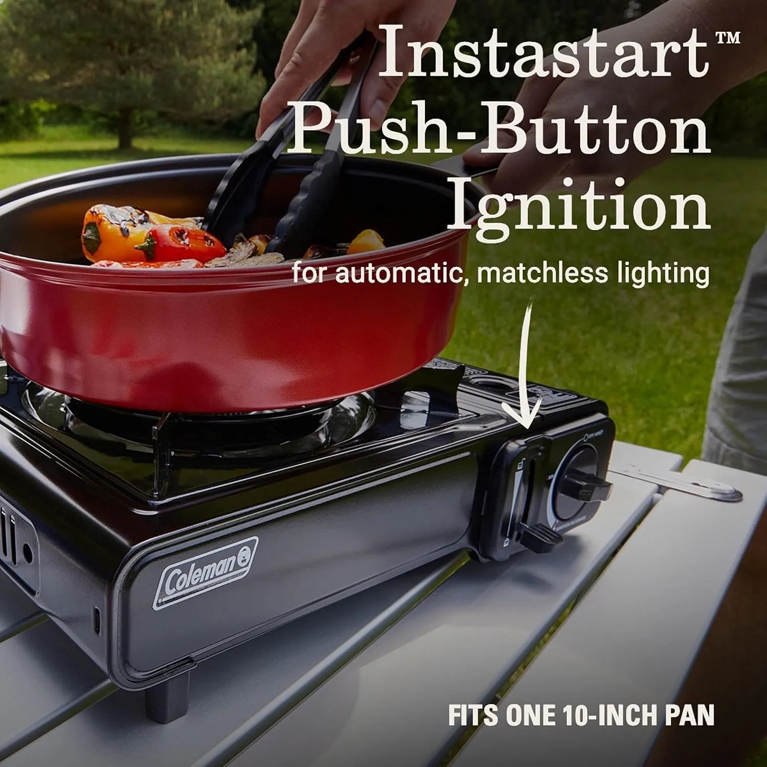Coleman Classic 1-Burner Butane Stove, Portable Camping Stove with Carry Case & Push-Button Starter, Includes Precise Temperature Control & 7,650 BTUs of Power for Camping, Tailgating, & More 5 Coleman Classic 1-Burner Butane Stove, Portable Camping Stove with Carry Case & Push-Button Starter, Includes Precise Temperature Control & 7,650 BTUs of Power for Camping, Tailgating, & More - Image 5