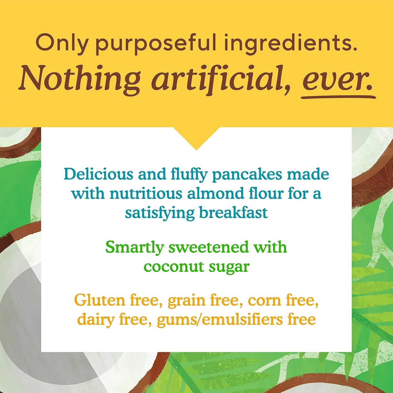 Simple Mills Almond Flour Pancake & Waffle Mix, Original - Gluten Free, Plant Based, Paleo Friendly, Breakfast 10.7 Ounce (Pack of 1) 4 Simple Mills Almond Flour Pancake & Waffle Mix, Original - Gluten Free, Plant Based, Paleo Friendly, Breakfast 10.7 Ounce (Pack of 1) - Image 4