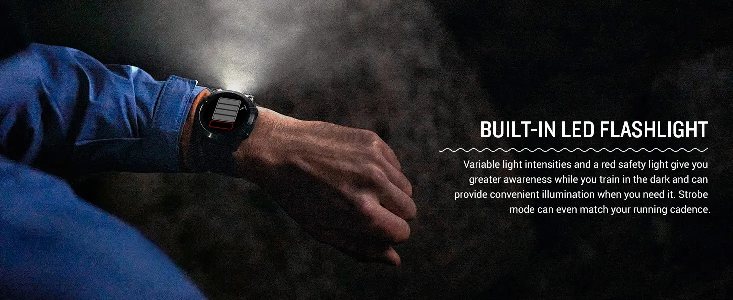 Garmin fฤnix 7X Pro Sapphire Solar, Multisport GPS Smartwatch, Built-in Flashlight, Solar Charging Capability, Fog Gray/Ember Orange 11 Garmin fenix 7 Pro Series