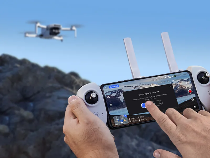 Potensic ATOM SE GPS Drone with 4K EIS Camera, Under 249g, 62 Mins Flight, 4KM FPV Transmission, Brushless Motor, Max Speed 16m/s, Auto Return, Lightweight and Foldable Drone for Adults, Beginner 14 Drones with Camera for Adults 4K