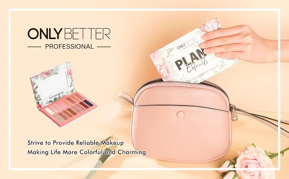 Vegan Eyeshadow Palette, Nude Eyeshadow Palette, 16 Shades Organic Eyeshadow palette high pigmented eyeshadow palette Colorful Eyeshadow Palette Long Lasting Nude Eyeshadow Shimmer Palette 19 paletas de maquillaje shimmer plant extract bare minerals sombras no animal onlybetter makeup cheap
