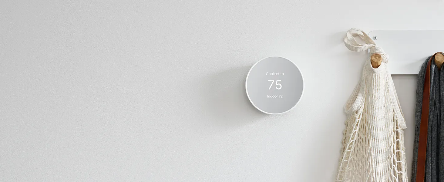 Google Nest Thermostat - Smart Thermostat for Home - Programmable Wifi Thermostat - Snow 19 google