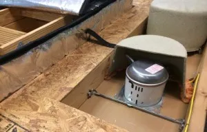 Sealed lights can be insulated over.