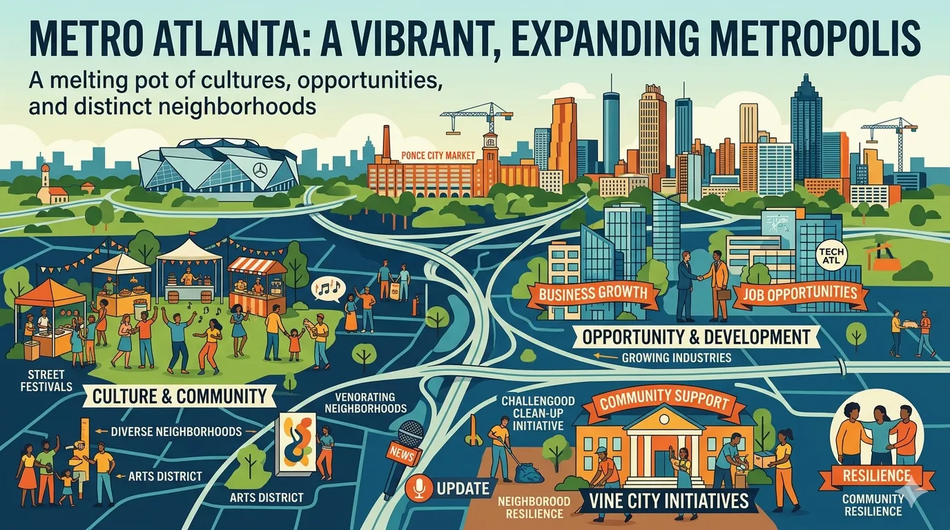 atlanta neighborhoods showing diverse residential communities and housing options