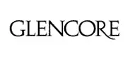 Glencore logo with the company name written in black uppercase letters against a white background.