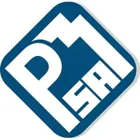 Blue and white PMSA logo with stylized letters "PMSA" inside a tilted square.