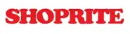 ShopRite logo in bold red letters on a white background.