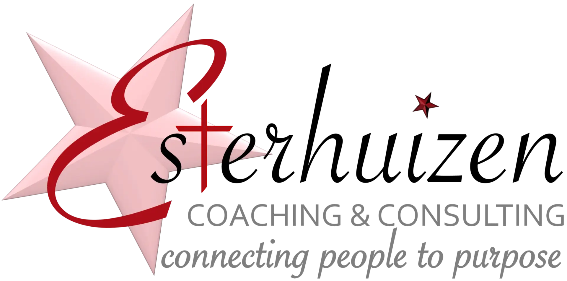 ECCSA logo featuring a pink star and the text "Coaching & Consulting connecting people to purpose."