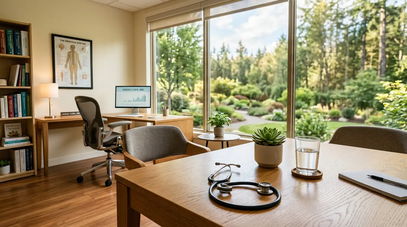 Integrative medicine consultation room in Scottsdale