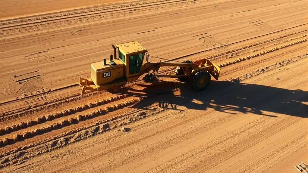precision grading with equipment