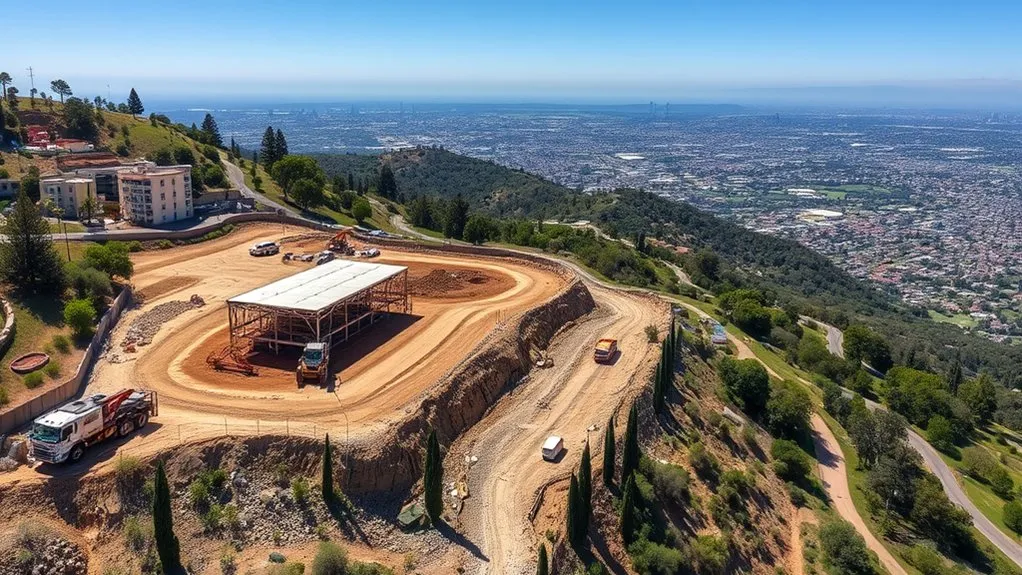 site preparation for grading