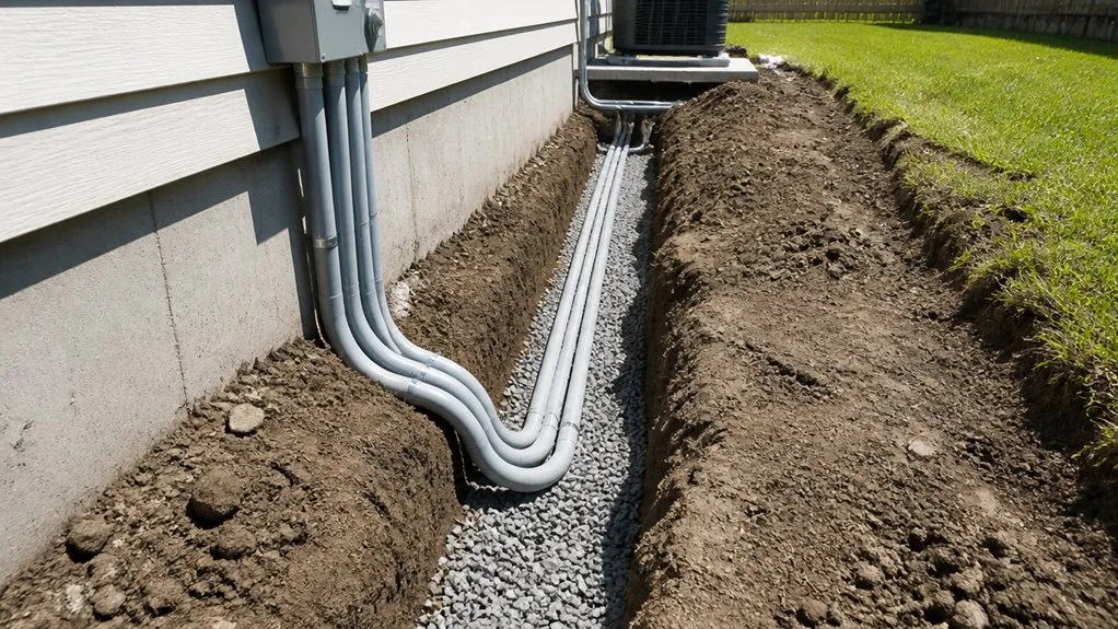 conduit burial depth guidelines