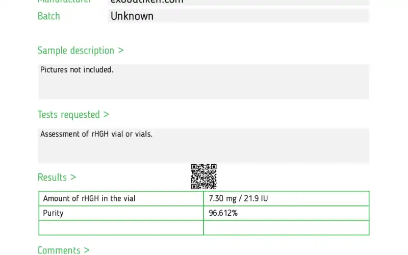 HGH testad till 7.30mg / 21.9 iu