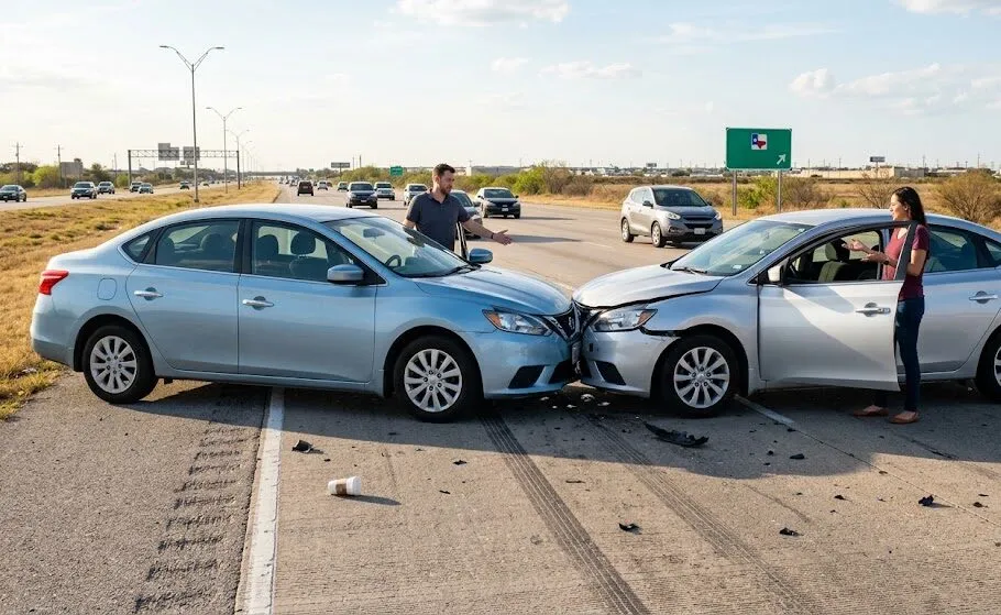 who is at fault in a car accident in Texas
