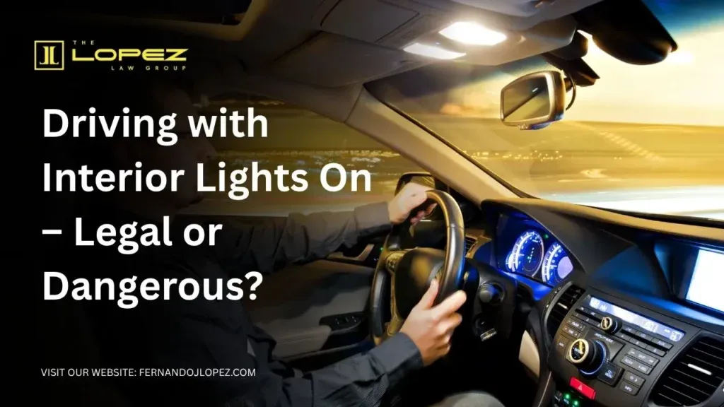 Is It Illegal to Drive with Interior Car Lights On, Turn On the Interior Lights at Night with the Interior Lights? 2 Is It Illegal to Have Interior Lights On While Driving