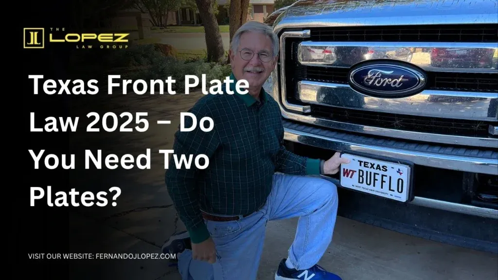 Do You Need a Front License Plate in Texas? Texas Front License Plate Law & Requirements 1 Do You Need a Front License Plate in Texas