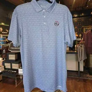 Bluecrest Tempo Performance Polo Pebble Powder Blue