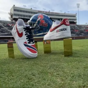 Signed Trinidad Chambliss Official NIL Custom Air Force 1