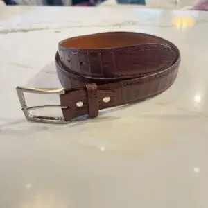 FKC Caiman Tail Belt (Chestnut)