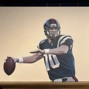 Eli Manning Painting (David Grizzle)