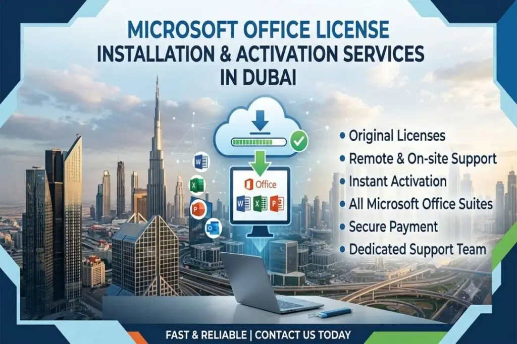 Microsoft Office License Installation & Activation Services in Dubai