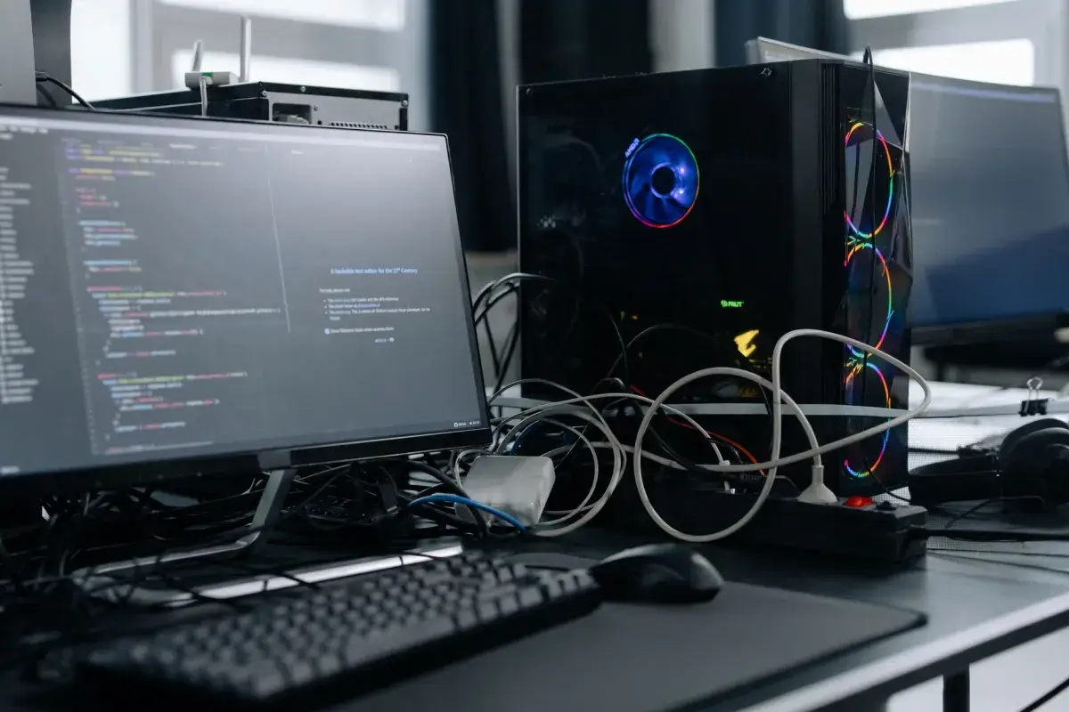 IT support engineer setting up a new office in Oud Metha Dubai