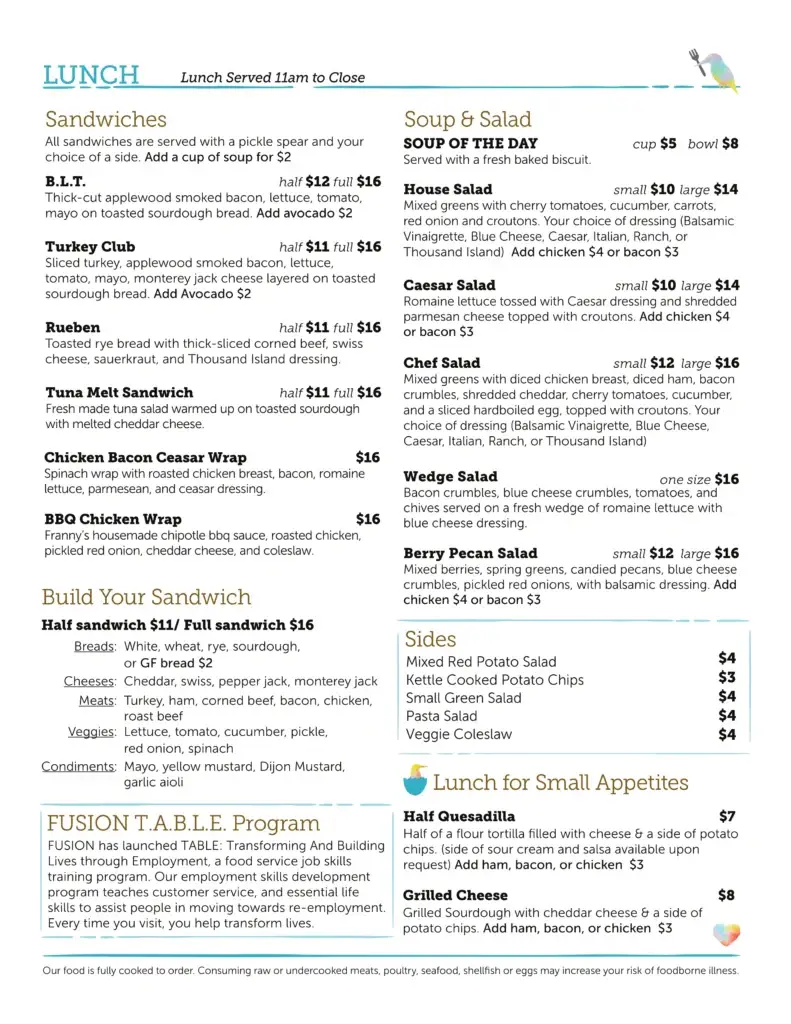 pg 2 pbc menu