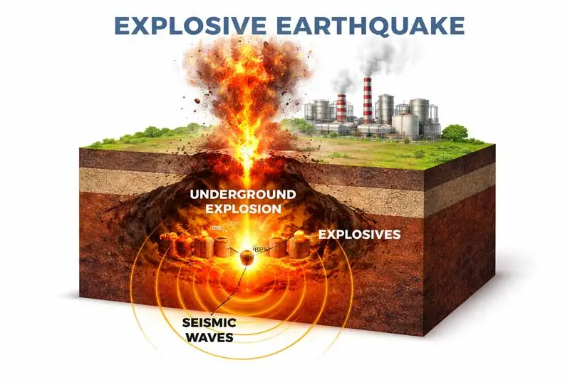 Explosive Earthquake