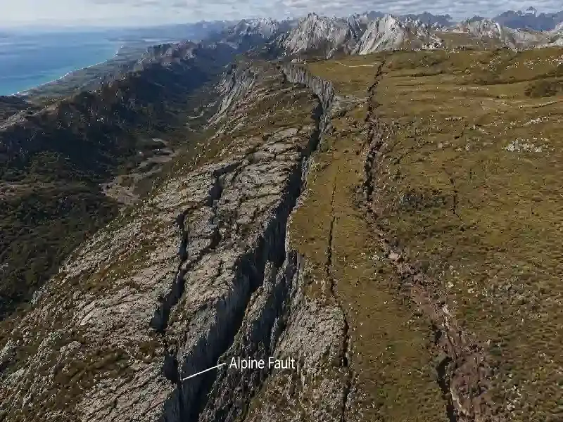 Alpine Fault New Zealand tectonic plate boundary