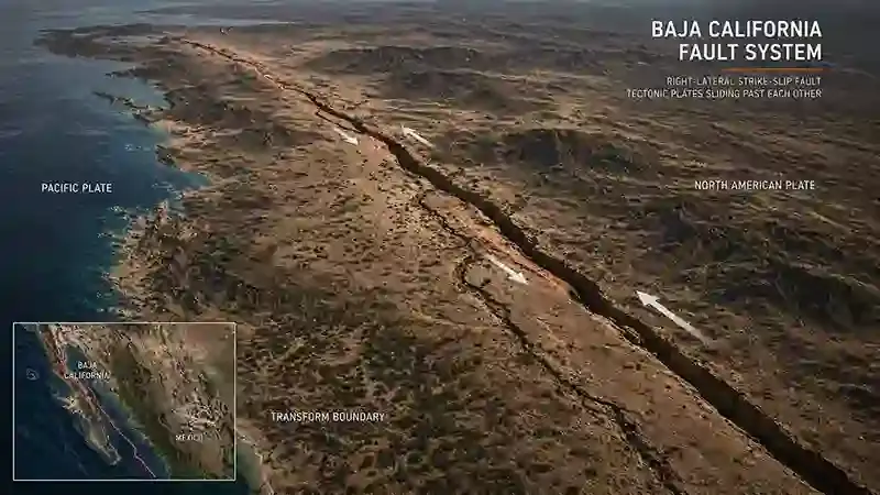 Baja California Fault Systems