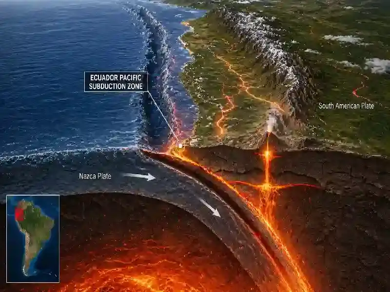 Ecuador Pacific subduction zone