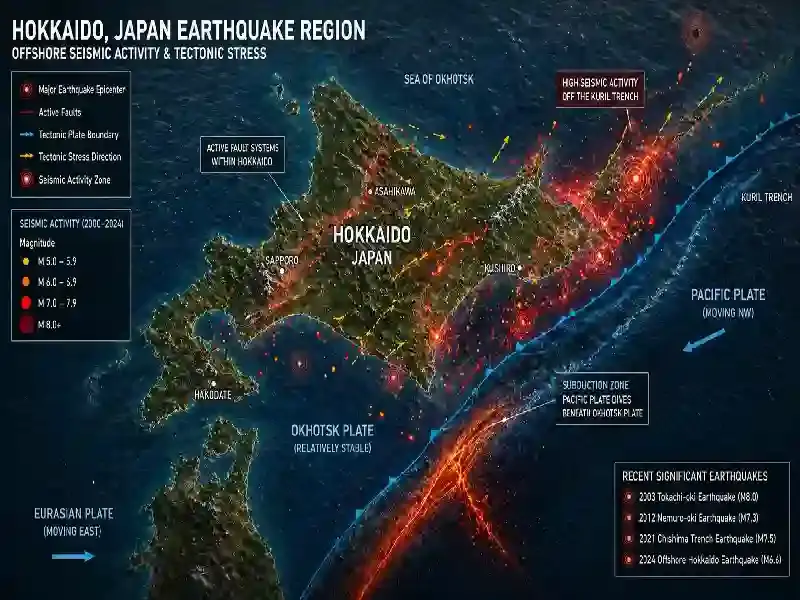 Hokkaido Japan earthquake region